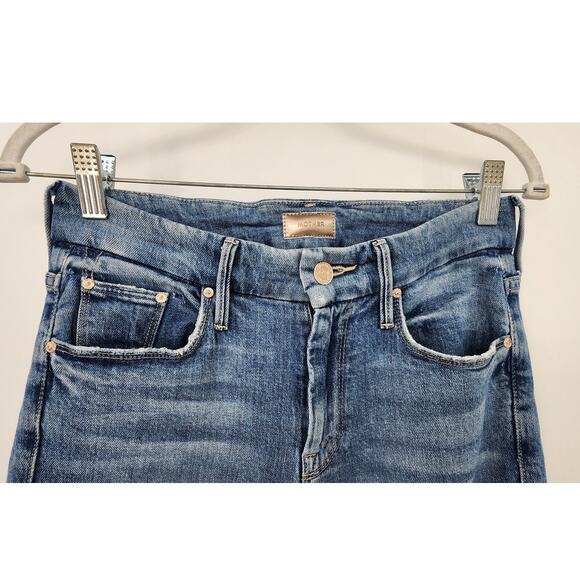 Mother The Looker Ankle Step Fray Jeans Exposed Secret Sister Size 25 - Picture 5 of 9